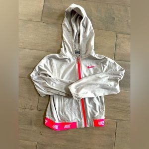Nike girls zip up jacket